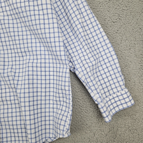 Cinch Shirt Mens XL Western Blue White Button Down Cowboy Long Sleeve Checkered - Picture 5 of 8